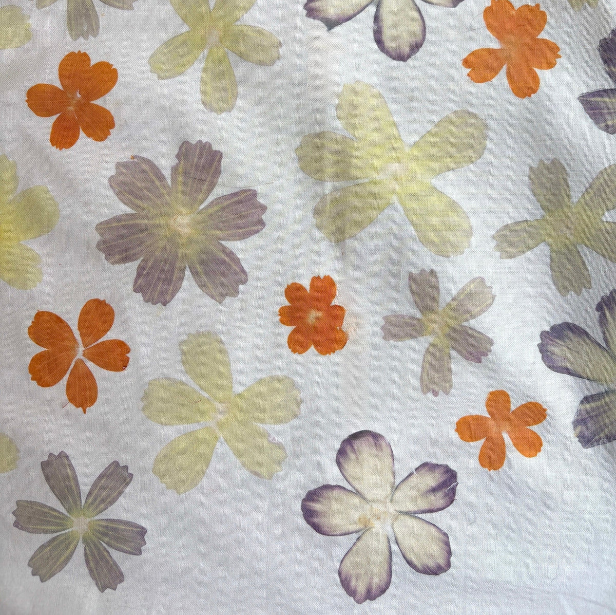 Eco Printing by Flower Pounding on Cloth - Tatakizome – Julie