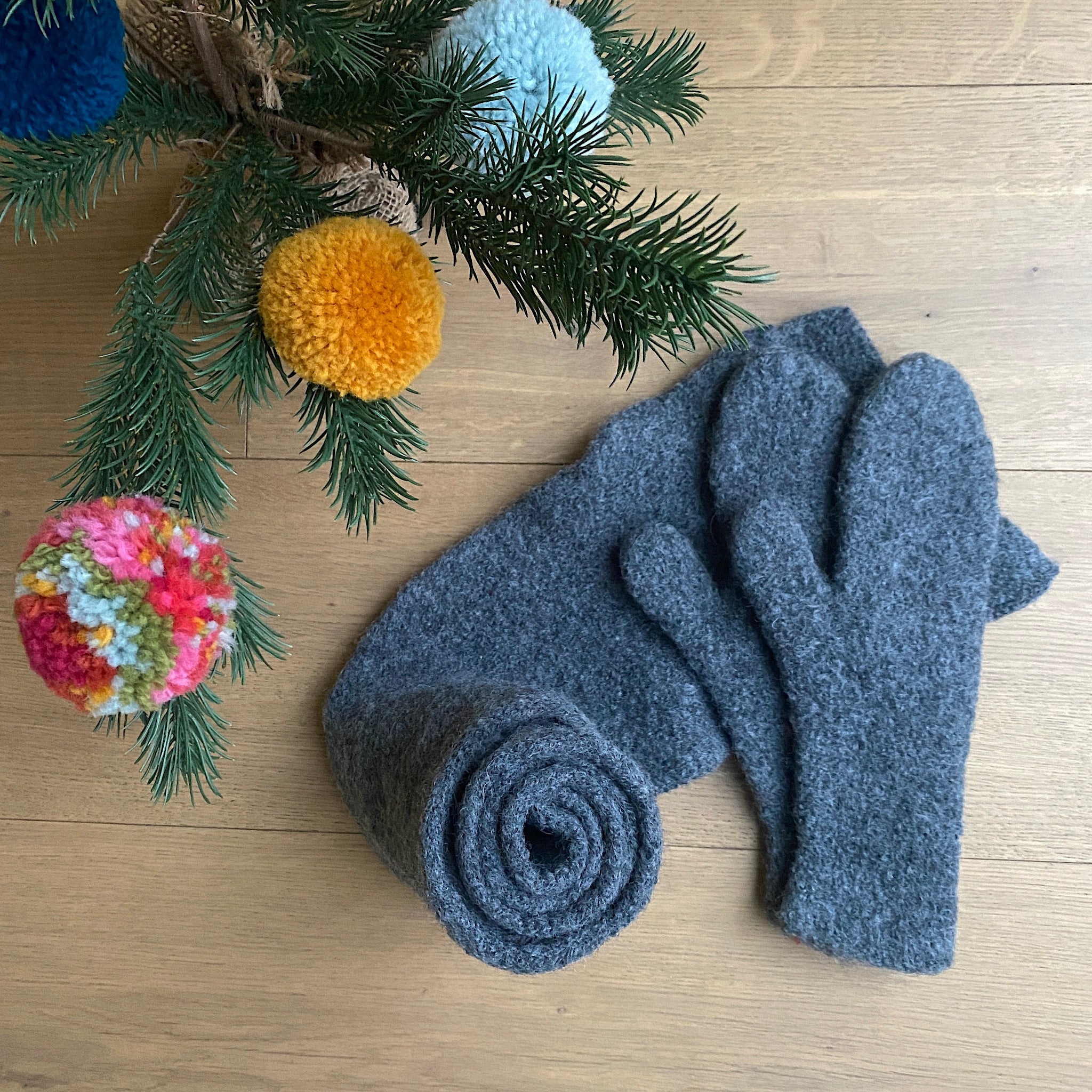 Mitten and Scarf Combo