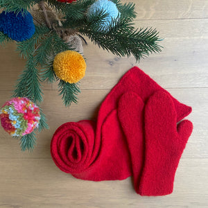 Mitten and Scarf Combo