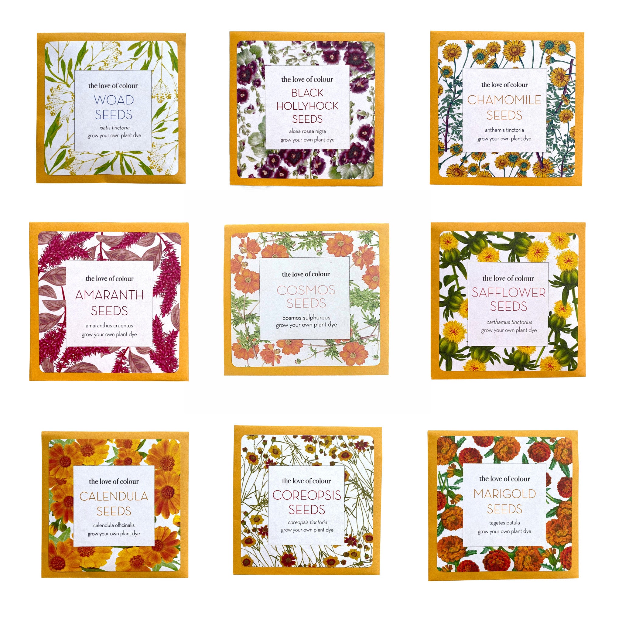 dye garden seeds Grow your own dye garden