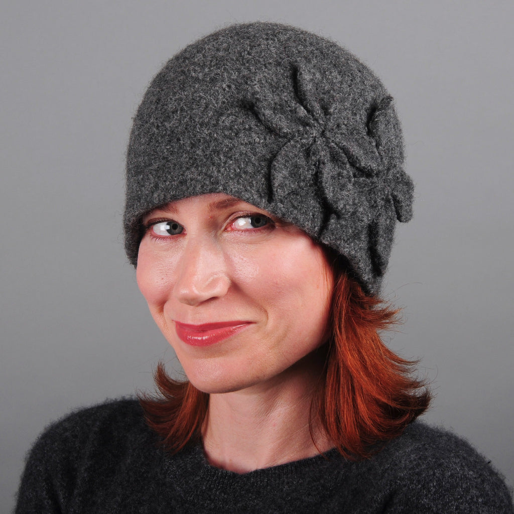 Double Flower Cloche Julie Sinden Handmade & The Love of Colour