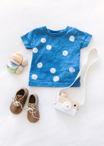 Organic Cotton Baby or Toddler T-shirt for Dyeing