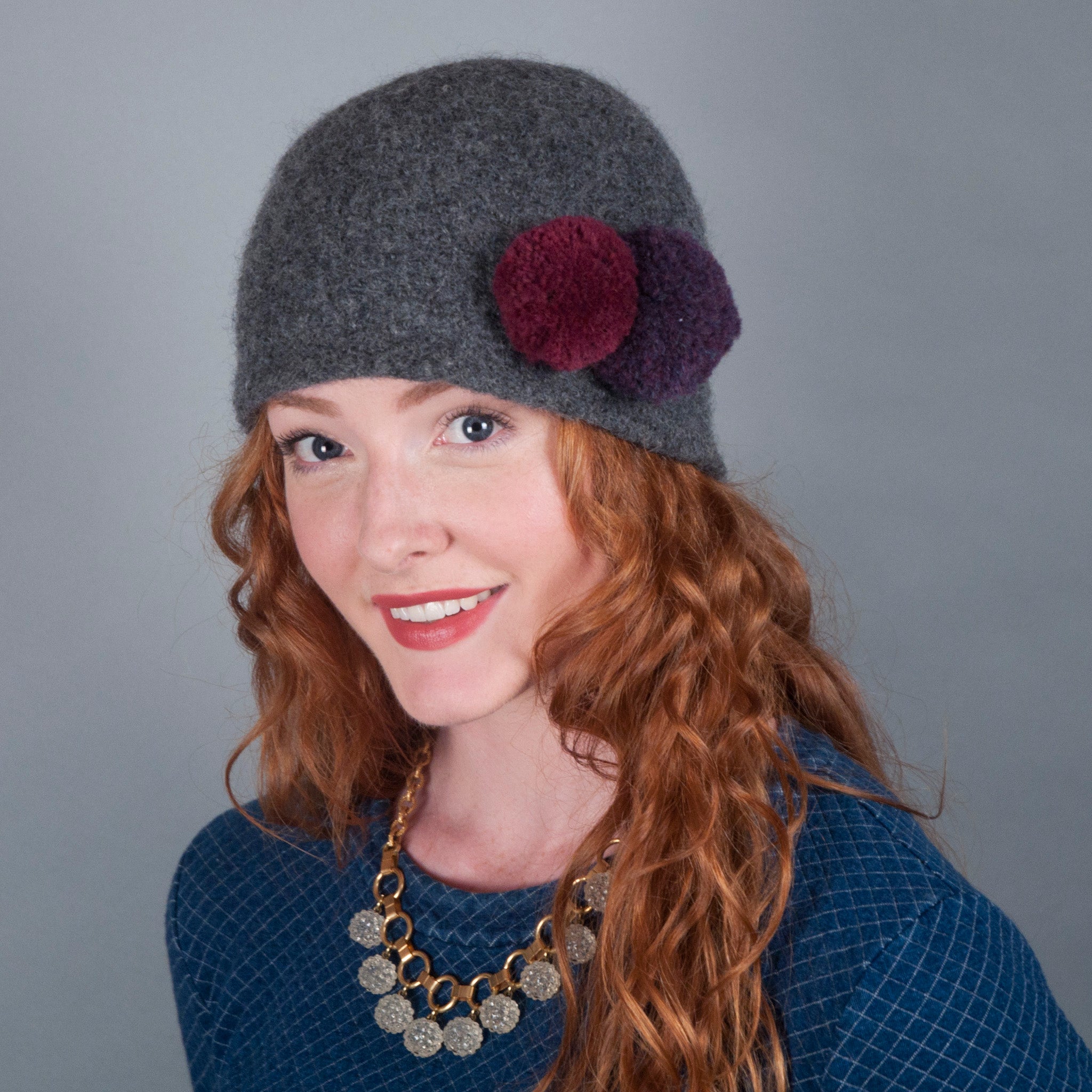 Pom Pom Cloche