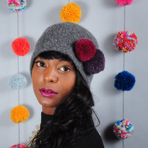 Pom Pom Cloche